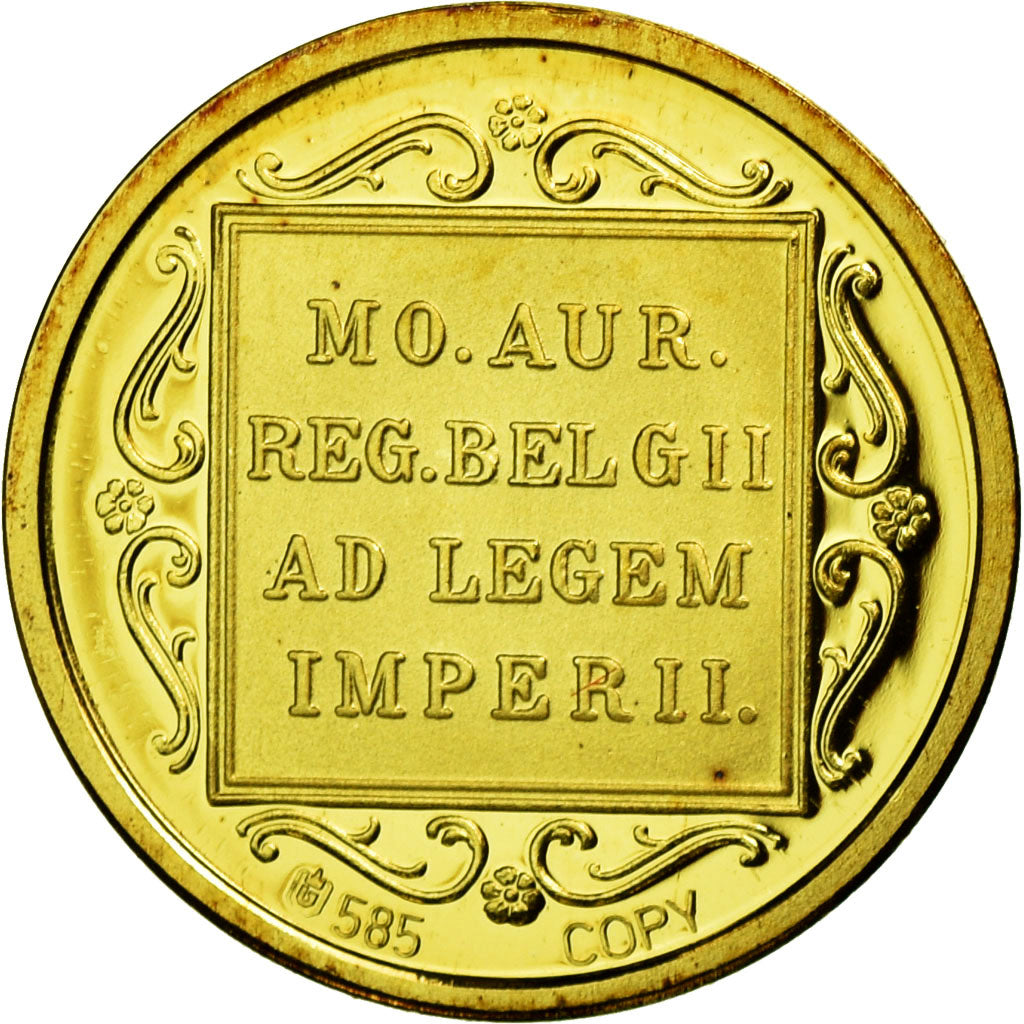 Netherlands, Medal, Réplique du Ducat au Cavalier, 2009, MS(65-70), Gold