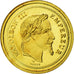 France, Medal, Réplique 100 Francs Napoléon III 1869, 2009, MS(65-70), Gold