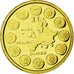 France, Medal, 10 ans de l'Euro, 2009, MS(65-70), Gold