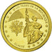 France, Medal, Les Piliers de la République, Egalité, 2012, MS(65-70), Gold