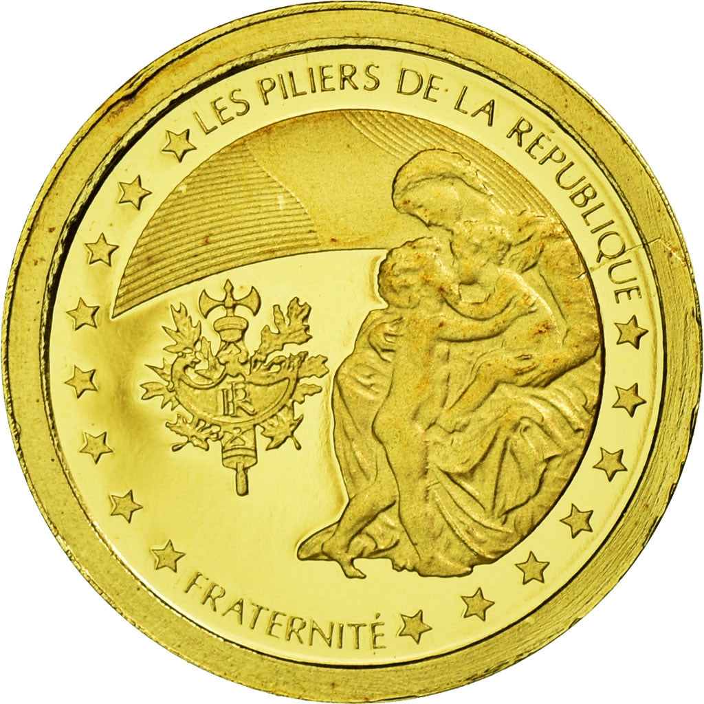Frankreich, Medaille, Les Piliers de la république, Fraternité, 2009, STGL