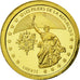 France, Médaille, Les Piliers de la république, Liberté, 2009, FDC, Or
