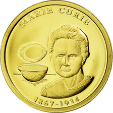 France, Medal, Marie Curie, 2009, MS(65-70), Gold