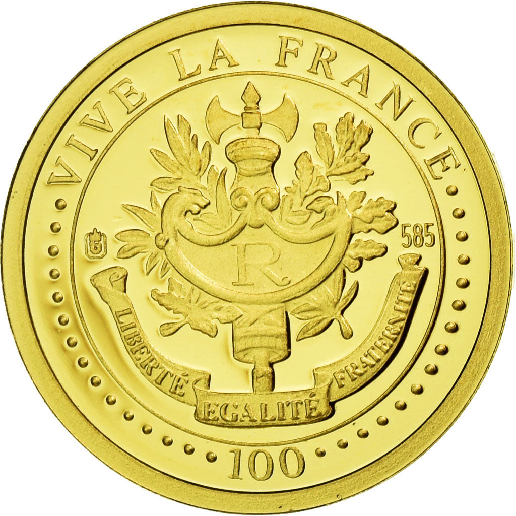 France, Medal, Marie Curie, 2009, MS(65-70), Gold