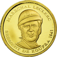 Francia, medaglia, Marechal Leclerc, 2010, FDC, Oro