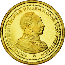 Frankreich, Medaille, Réplique 20 Mark Wilhelm II, 2009, STGL, Gold