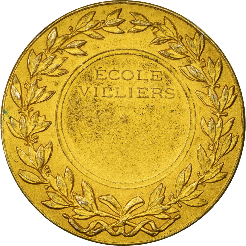 Francja, Medal, Education, Ecole Villiers, AU(55-58), Vermeil