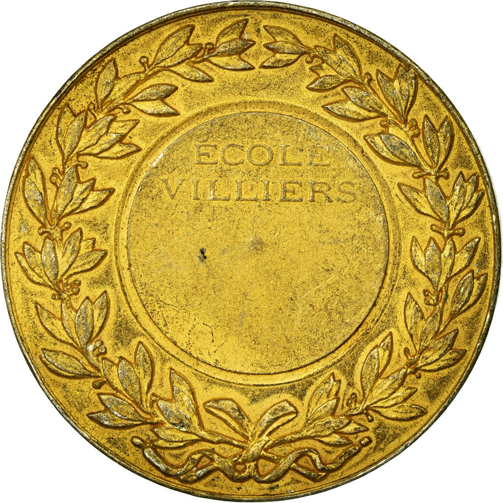 Frankreich, Medaille, Education, Ecole Villiers, SS, Vermeil