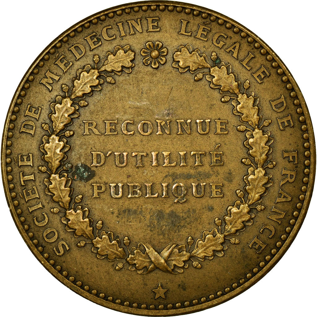 France, Médaille, Société de Médecine Légale de france, Dubois.A, SUP