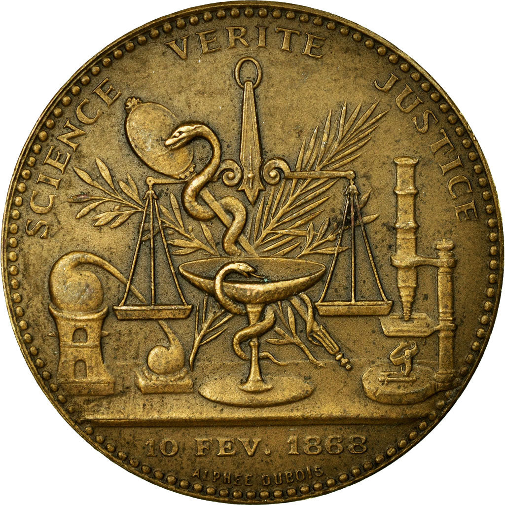 França, Medal, Société de Médecine Légale de france, Dubois.A, AU(55-58)