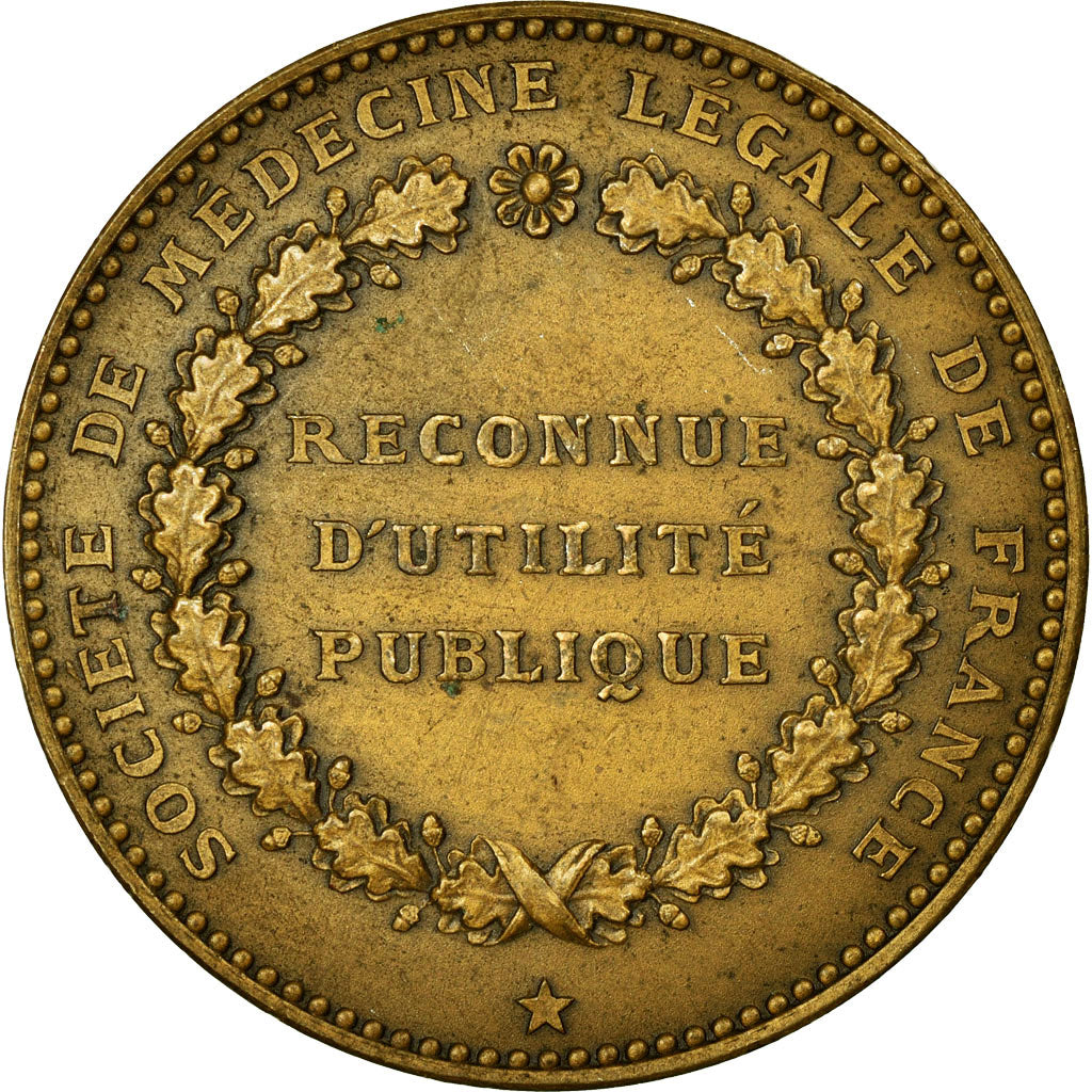 França, Medal, Société de Médecine Légale de france, Dubois.A, AU(55-58)