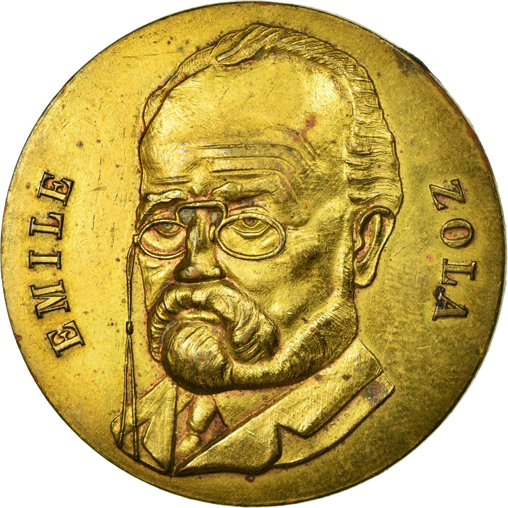 Frankreich, Medaille, Hommage à Émile Zola, SS, Bronze