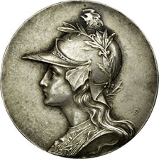 France, Médaille, Concours Lépine, Marianne Casquée, 1910, SUP, Silvered