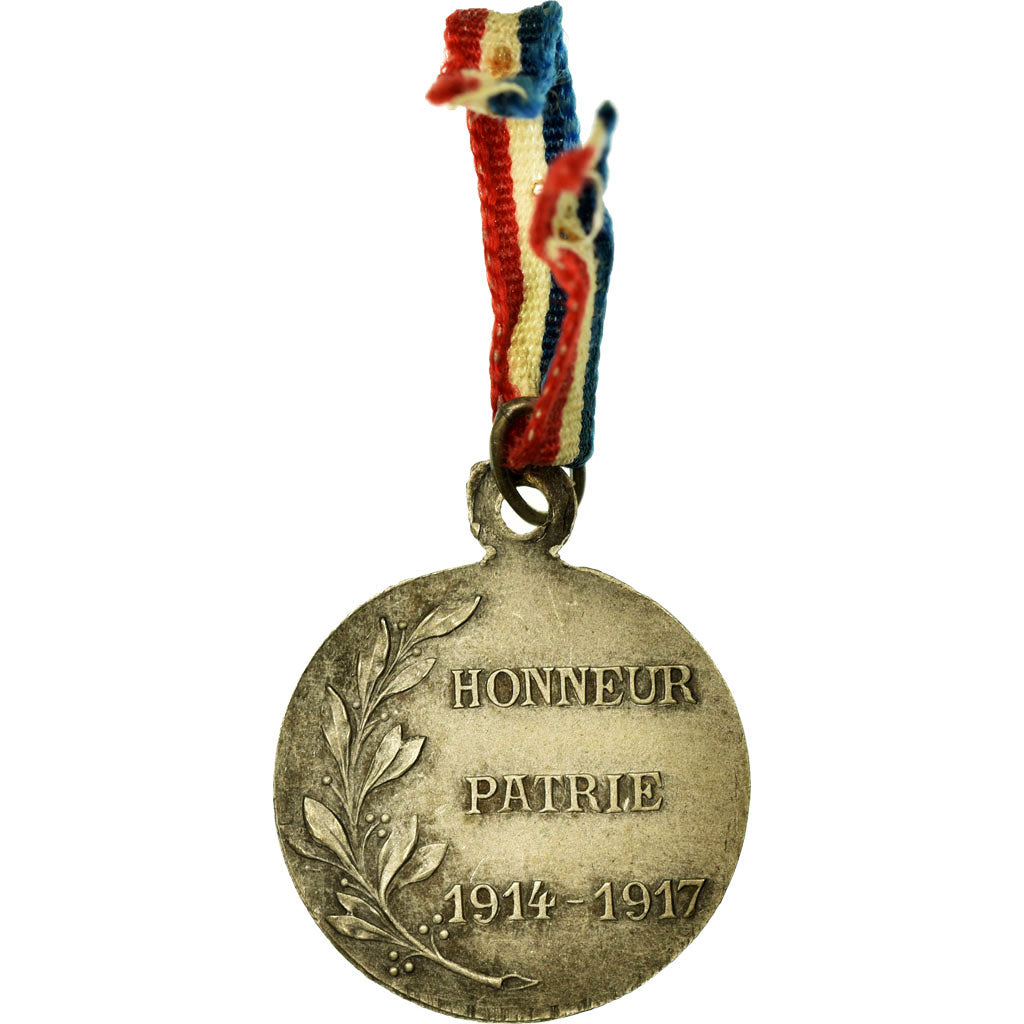 France, Médaille, Honneur-Patrie, Qui Vive, On ne Passe Pas, 1914-1917, TTB+