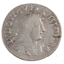 FRANCE, 4 Sols dits « des Traitants », 4 Sols, 1676, Lyon, KM #23...