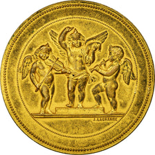 Francja, Medal, Art Nouveau, Musique, Undated, Lagrange, AU(50-53), Pokryty