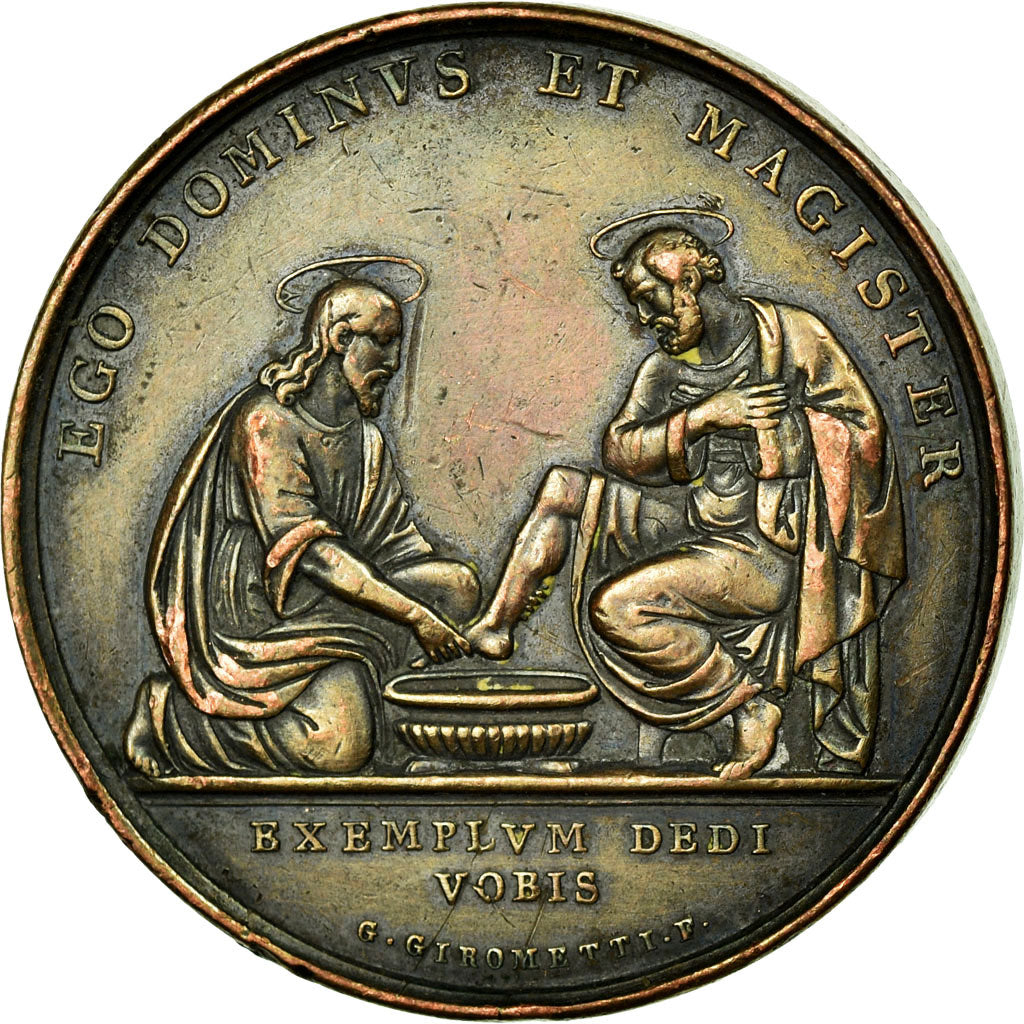 Vatican, Medal, Le Pape Pie IX, Girometti, AU(50-53), Bronze