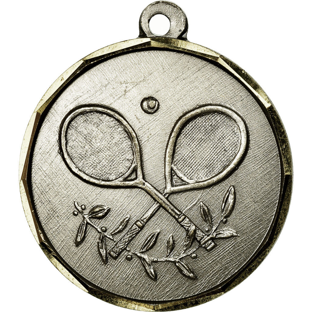 França, Medal, Amicale des Notaires, Tennis, 1985, MS(60-62), Bronze Prateado