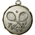 França, Medal, Amicale des Notaires, Tennis, 1985, MS(60-62), Bronze Prateado