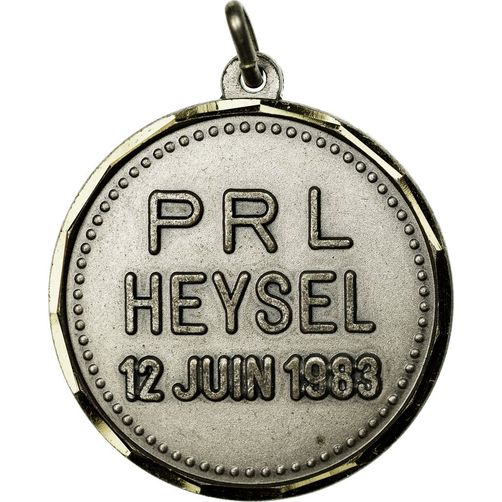Belgien, Medaille, Parti Libéral, PRL, Heysel, 1983, VZ+, Silvered bronze