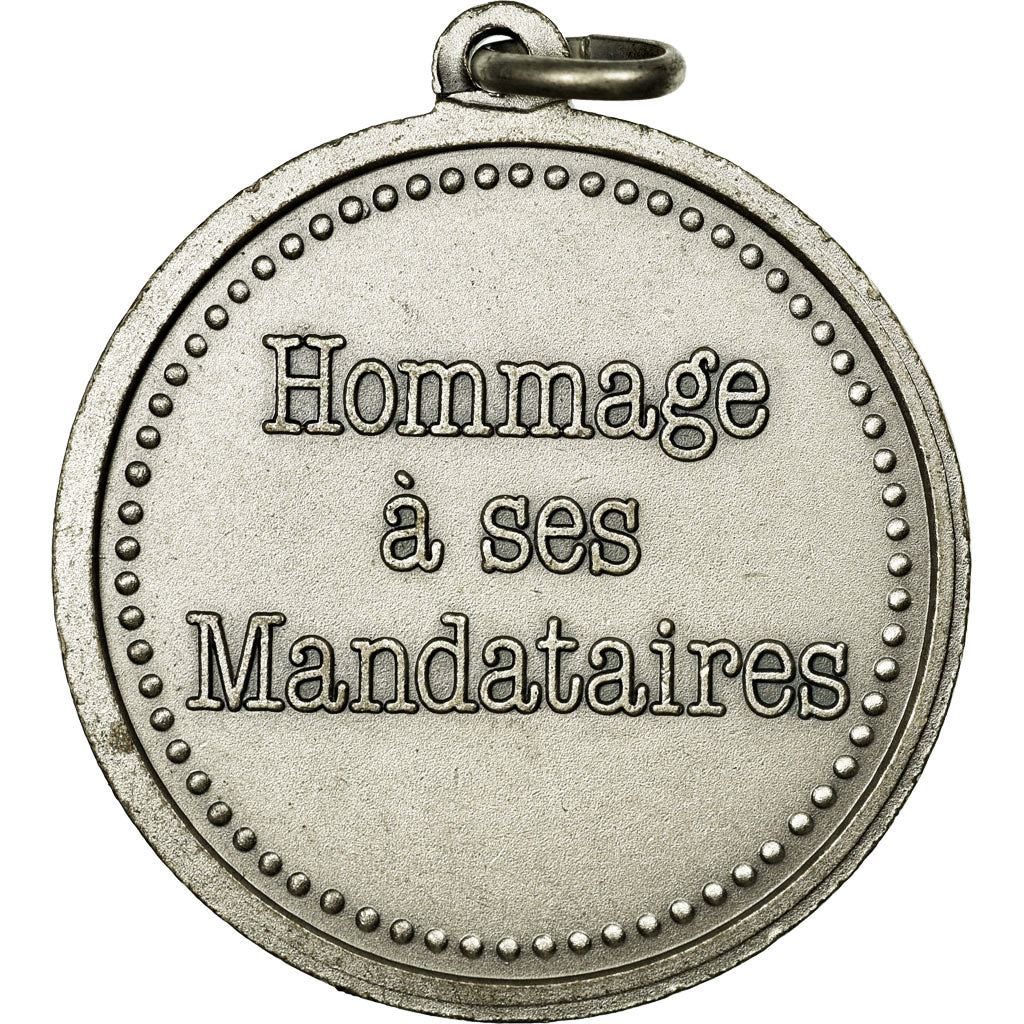 Belgien, Medaille, Parti Libéral, PRL, Heysel, 1983, VZ+, Silvered bronze