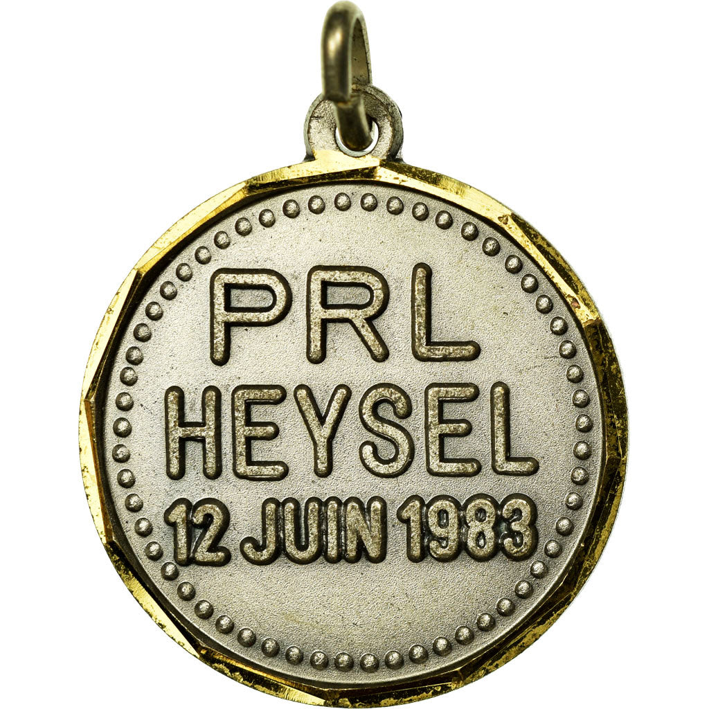 Belgien, Medaille, Parti Libéral, PRL, Heysel, 1983, VZ+, Silvered bronze