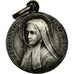 France, Medal, Religion, Bernadette Soubirous, AU(55-58), Silvered bronze