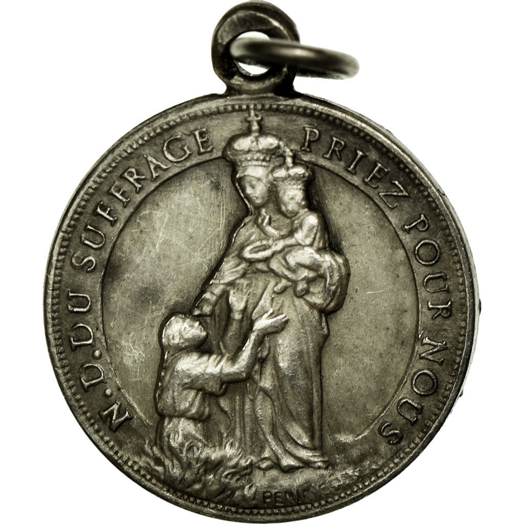 France, Medal, Religion, Notre Dame du Suffrage, Penin, AU(55-58), Silvered