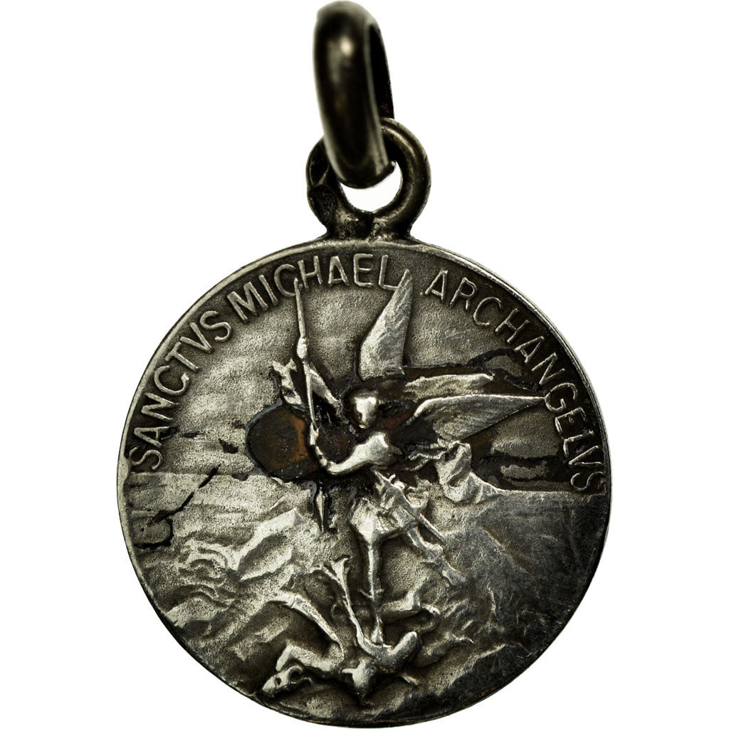 France, Medal, Le-Mont-Saint-Michel - L'Archange, EF(40-45), Silver