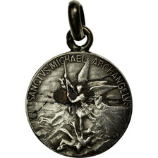 France, Medal, Le-Mont-Saint-Michel - L'Archange, EF(40-45), Silver