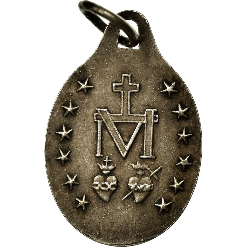 Francia, medaglia, Religion, Marie, BB, Bronzo argentato
