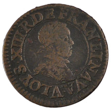 FRANCE, Double tournois, buste enfantin, Double Tournois, 1611, Paris,...