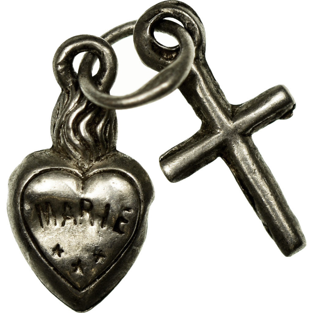 Francia, medaglia, Religion, Jésus, Marie, BB+, Argento