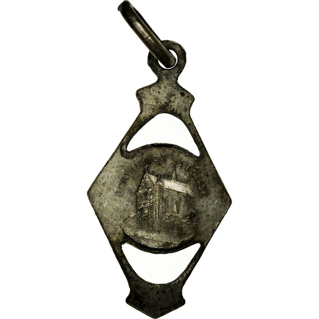 France, Médaille, Religion, Notre Dame de Benoite, TTB, Silvered bronze