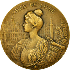 Frankreich, Medaille, Ville de Lille, Hodebert, VZ+, Bronze