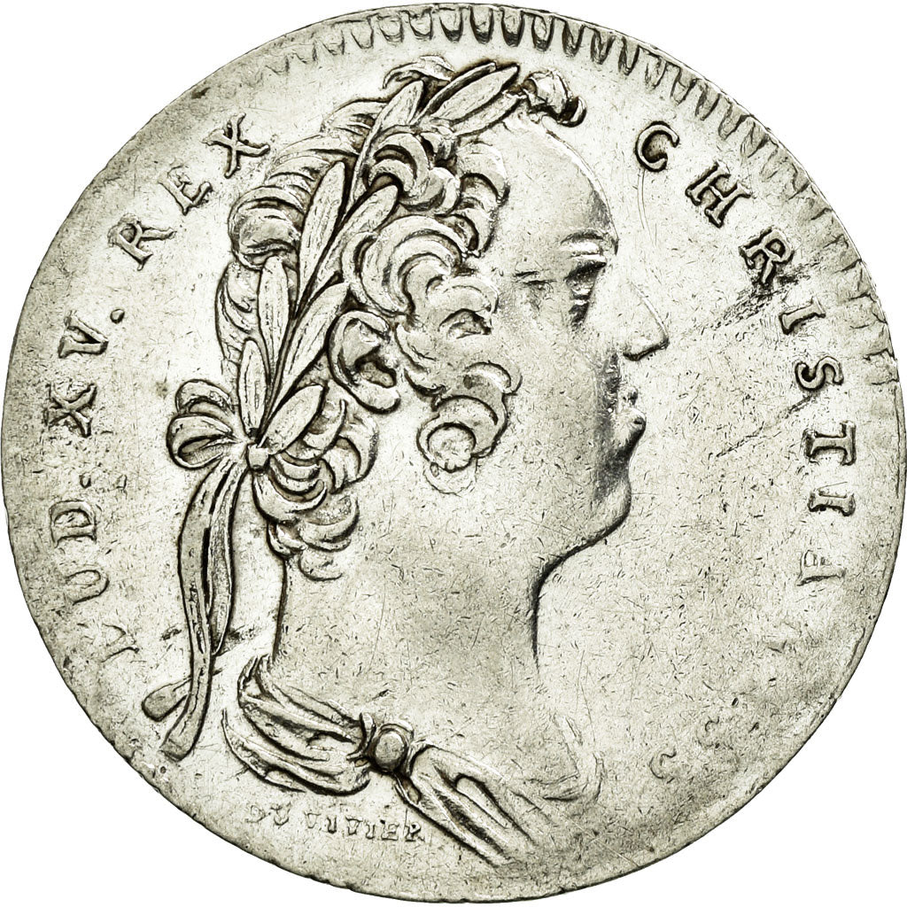 França, Token, Louis XV, Extraordinaire des Guerres, 1733, Duvivier, EF(40-45)