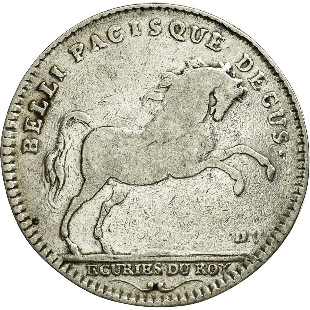 France, Jeton, Louis XV, Grande Ecurie, Maison du Roi, TB+, Argent