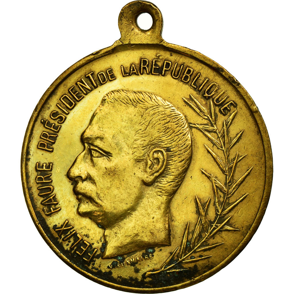 France, Médaille, Félix faure, Réunion de Nice à la France, 1896