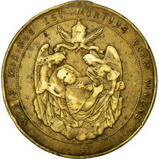 Vaticano, medaglia, Mort du Pape Pie IX, 1878, MB+, Rame