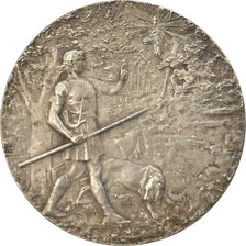 France, Medal, Exposition Canine de Paris, 1927, Rivet, AU(50-53), Silvered