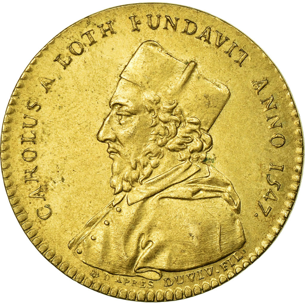 France, Token, Université de Reims, Restrike, AU(55-58), Copper