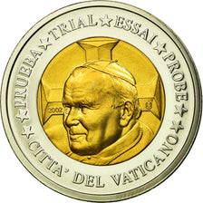 Vatican, Médaille, 2 Euro Essai, Jean-Paul II, 2002, FDC, Bi-Metallic