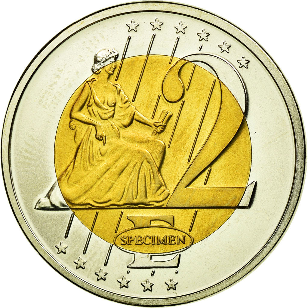 Vatican, Médaille, 2 Euro Essai, Jean-Paul II, 2002, FDC, Bi-Metallic