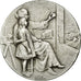 Frankreich, Medaille, Art Nouveau, la Photographie, Monier, VZ, Silvered bronze