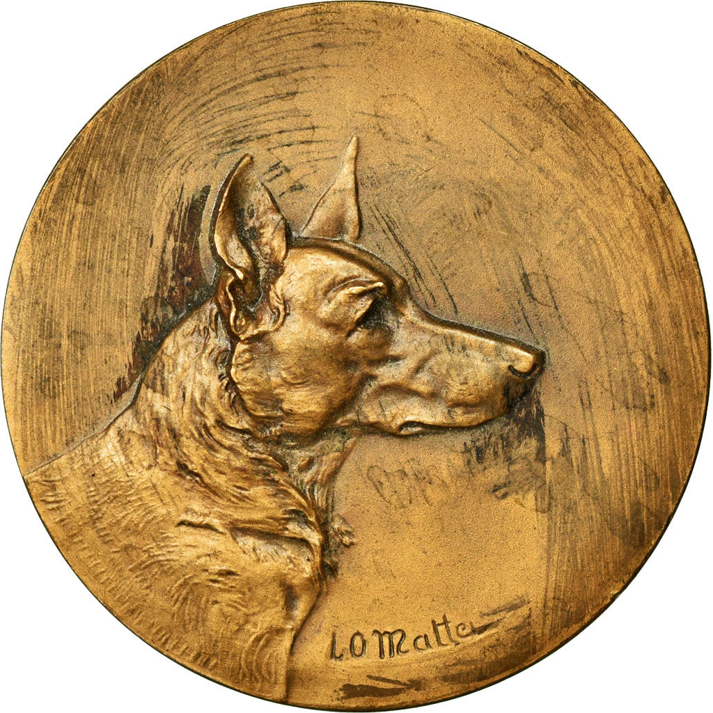 France, Médaille, Animaux, Chien, Mattei, SUP, Bronze