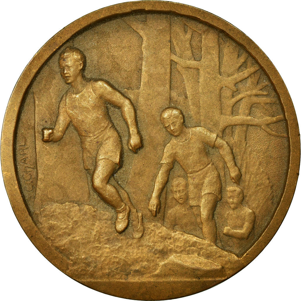 Frankreich, Medaille, Sport, Course à Pieds, Cross, Charl, VZ, Bronze
