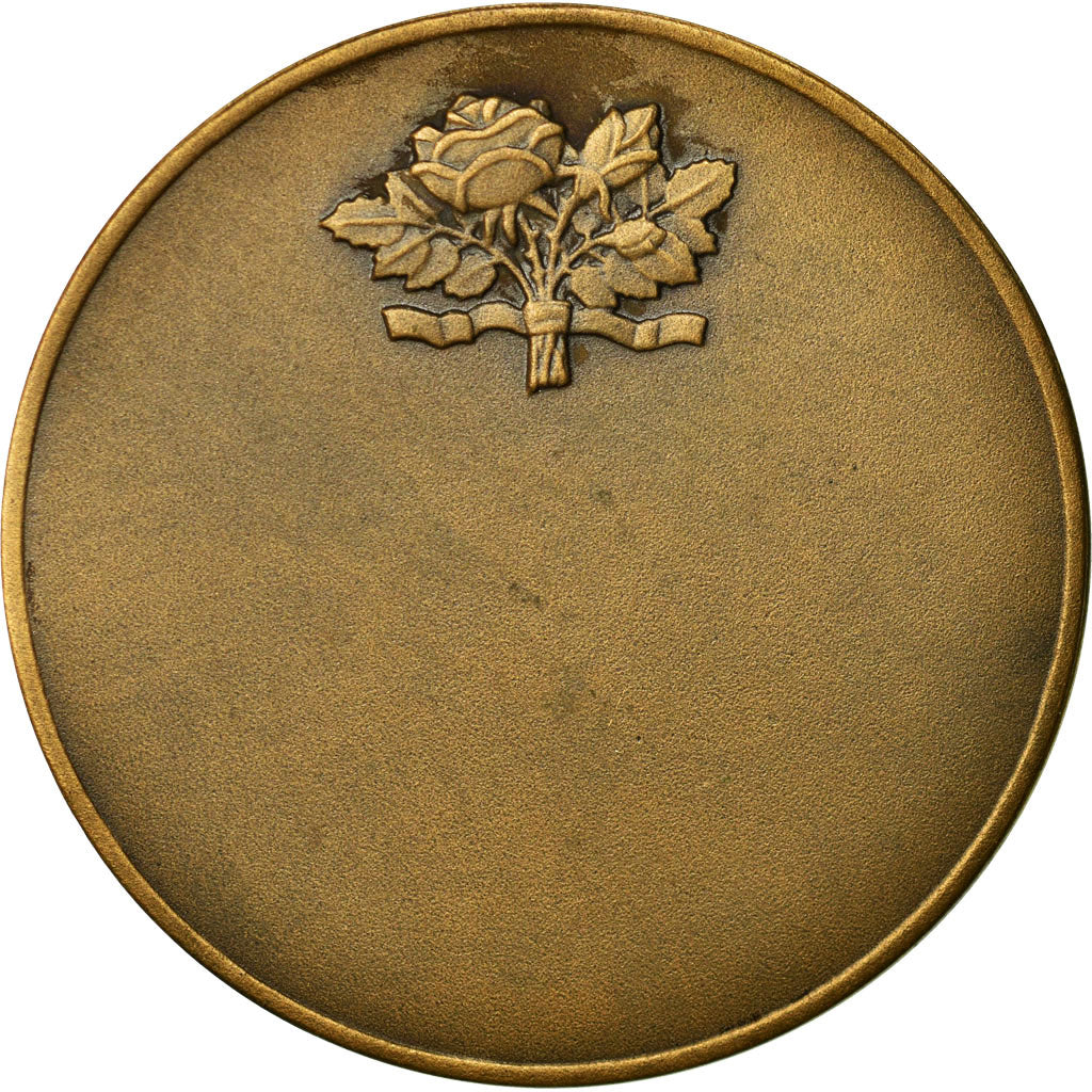 Frankrijk, Medaille, Art Déco, Femme Assise, Vernon, UNC-, Bronze
