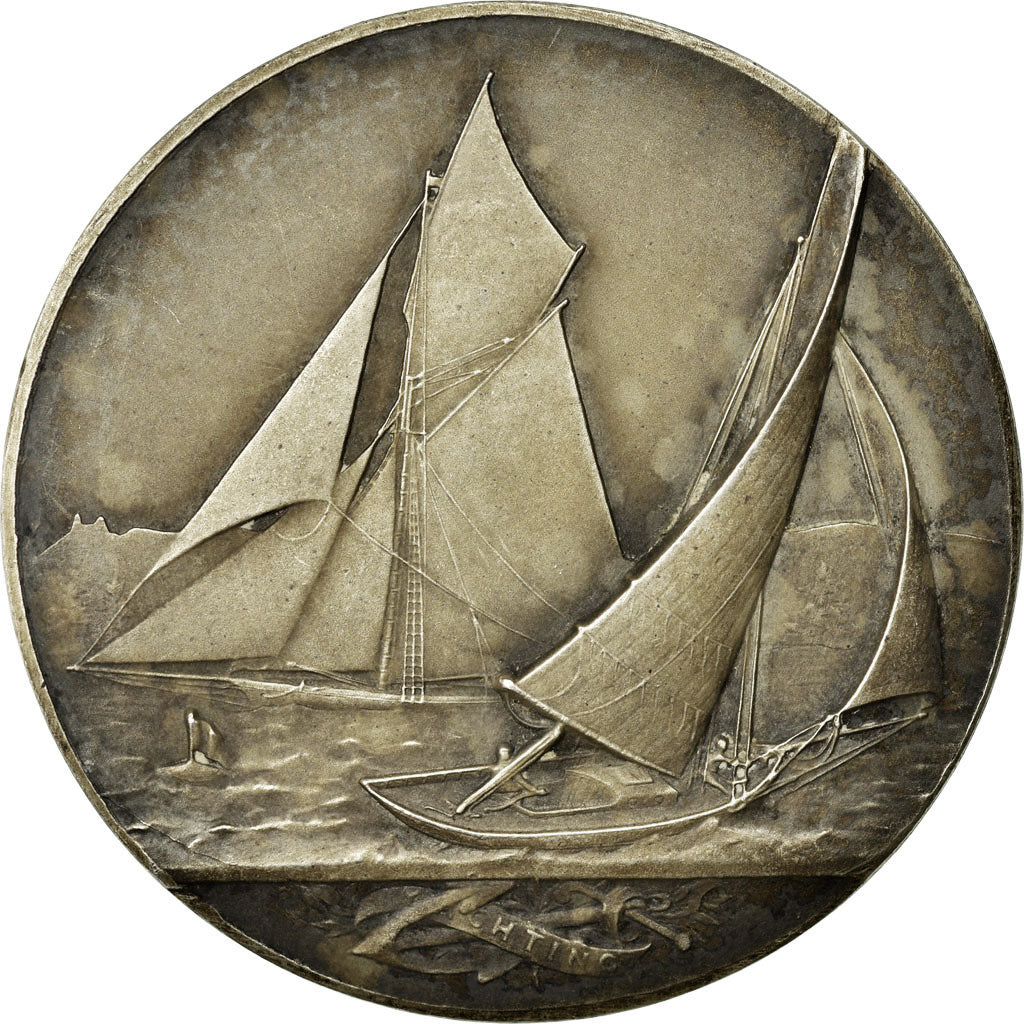 France, Medal, Bateaux, Voile, Yachting, AU(55-58), Silver
