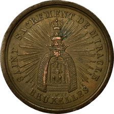 Belgien, Medaille, Jubilé et Fêtes Communales de Bruxelles, 1820, VZ, Bronze