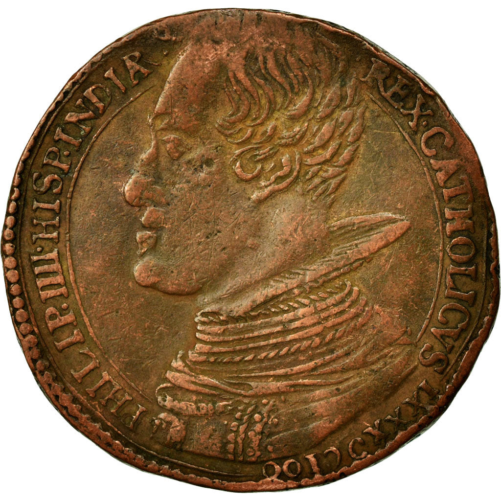 Belgium, Token, Pays-Bas Espagnols, Philippe IV d'Espagne, 1631, EF(40-45)